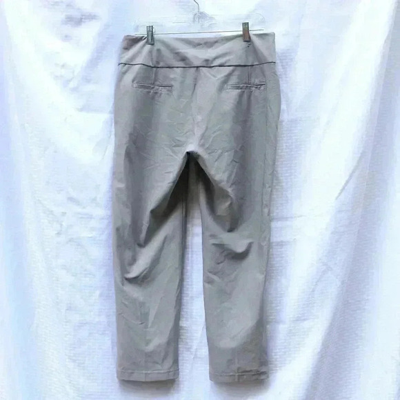 Adidas Size L Grey lightweight pockets stretch travel pants - Picture 4 of 13
